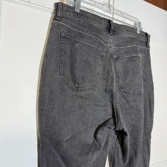 Abercrombie Slim Straight Ultra High Rise Jeans Gray Size 32/14 S CURVE LOVE - Picture 7 of 9